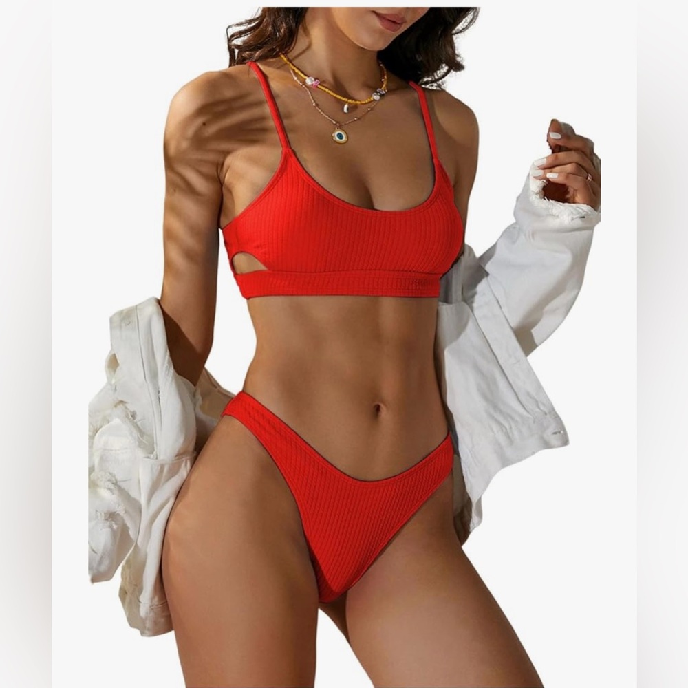 ZAFUL Women's Cutout Bikini Set size M